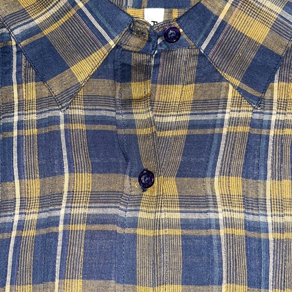 NWT RVCA Lafayette Plaid Button Down Shirt (Small) - Picture 7 of 7